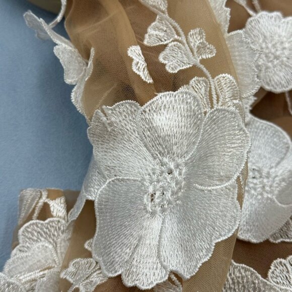 🆕 BRONX & BANCO 🧿 NWOT Jasmine Blanc Bridal Maxi Dress, Sz XS US 2 - Picture 15 of 15